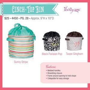 Thirty One Cinch Top Bin